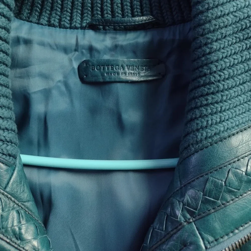 Rare AW16 Bottega Veneta Tomas Maier Leather Bomber Blouson Jacket Coat Luxury - Picture 4 of 8